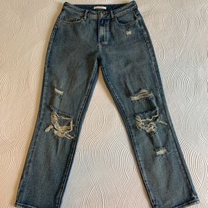 PACSUN ripped mom jeans